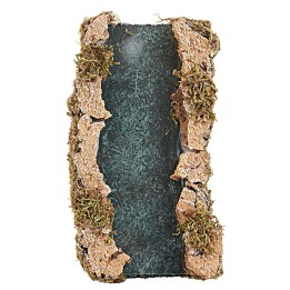 Straight river 15x8 cm