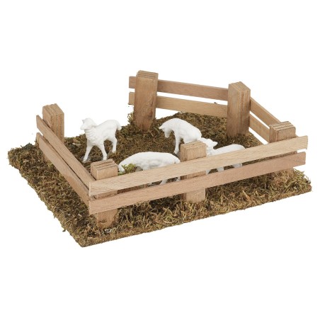 Recinto con pecore 15x12x4,5 cm 15x12x4, pecore, recinto Mondo