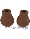 Set of 2 vases 2.5 cm h.