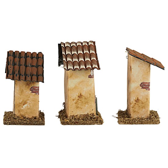 Set 3 casette cm 7x5x10 h differenti, altezza, casette