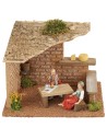 Osteria con contadini cm 19x15x14 h
