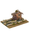 Mill with river depth effect, dimensions 25.5x18.5x12.5 cm h