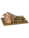 Mill with river depth effect, dimensions 25.5x18.5x12.5 cm h