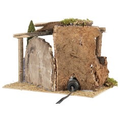 Working fire with porch and arch, dimensions 24x13x16 cm (height). 2