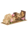 Ambientazione con galline cm 21x8x7,5 h