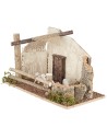 Ovile con pecore cm 29x15,5x17,5 h 5x17, 29x15, ovile, pecore