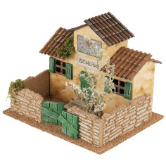 Scuola cm 19x11x14 h 19x11x14, scuola Mondo Presepi 2