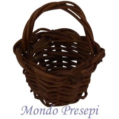 Cesta de mimbre cm 2,5-2,7 Mundo Pesebres