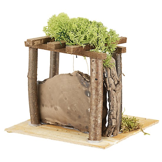 Pergola con portone cm 15,5x15x16 h 5x15x16, pergola, portone