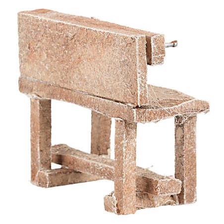 Banco de trabajo de madera para artesanos 5,5x2,5x4,5 cm