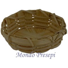 Cesto basso in vimini cm 4 Mondo Presepi