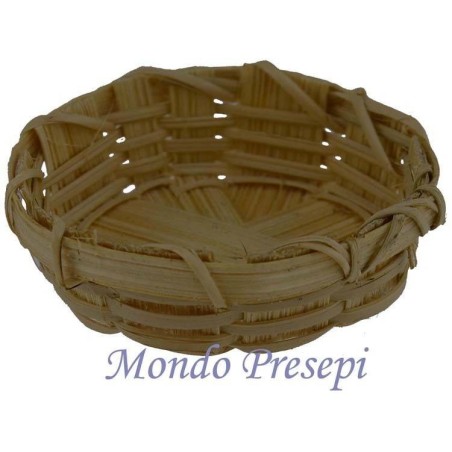 Cesta baja de mimbre cm 4 Mundo Pesebre