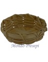 Cesto basso in vimini cm 4