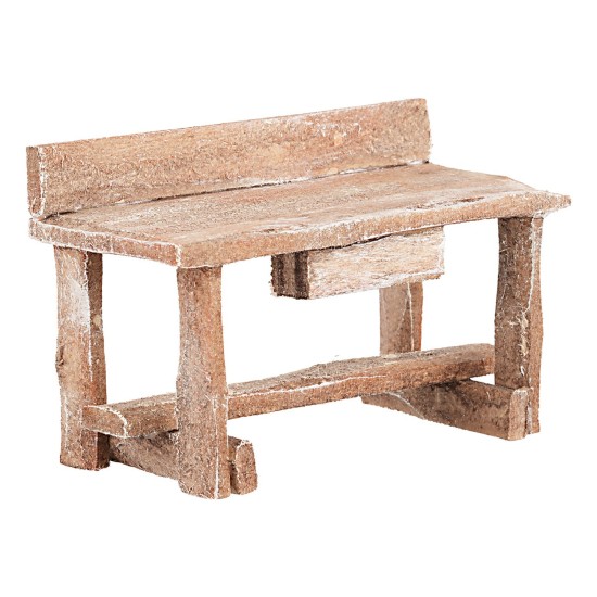 Banco de trabajo en madera para artesanos 5,5x2,5x3,5 cm