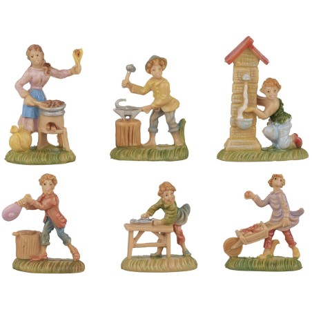 Set 6 mestieri 4 cm Euromarchi