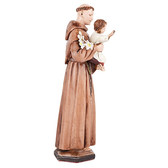 San Antonio con Gesù bambino in braccio 15 cm
