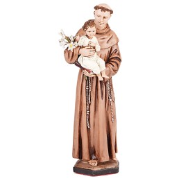 San Antonio con Gesù bambino in braccio 15 cm