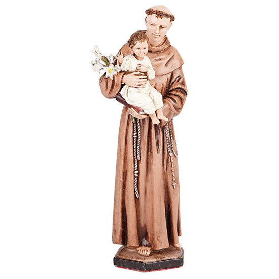 San Antonio con Gesù bambino in braccio 15 cm