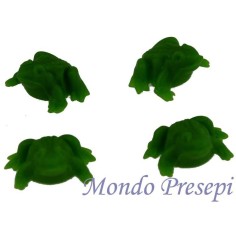 Set of 4 frogs in pvc