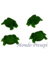 Conjunto de 4 ranas de PVC