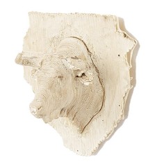 Insegna con testa di toro 4 cm 2