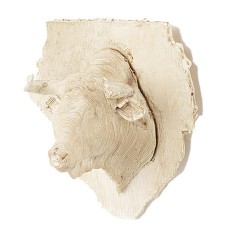 Insegna con testa di toro 4,5 cm 2