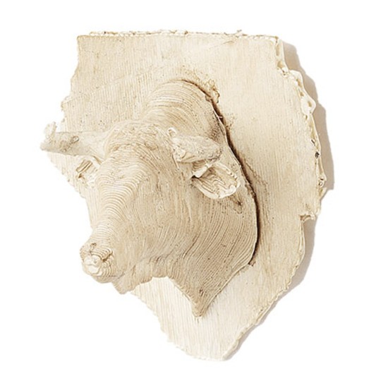 Insegna con testa di toro 4,5 cm testa, insegna, toro