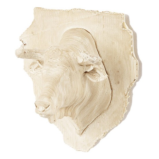 Insegna con testa di toro 5 cm