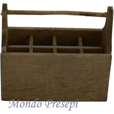 Caja de herramientas de madera Mondo Presepi