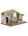 Capanna con tenda palestinese cm 46x32x26,5h