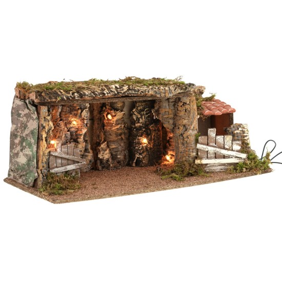 Capanna con luci cm 53,5x25xh20 capanna, altezza, potrebbe