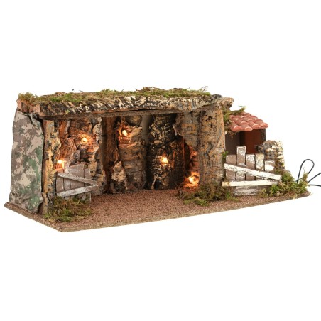 Capanna con luci cm 53,5x25xh20 capanna, altezza, potrebbe