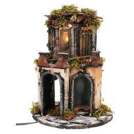 Borgo circular en estilo napolitano completo de luces cm Ø