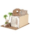 Capanna palestinese con Natività Landi Moranduzzo cm 44x28,5x29h