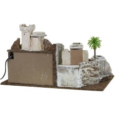 Villaggio palestinese illuminato cm 54x34x31h 2