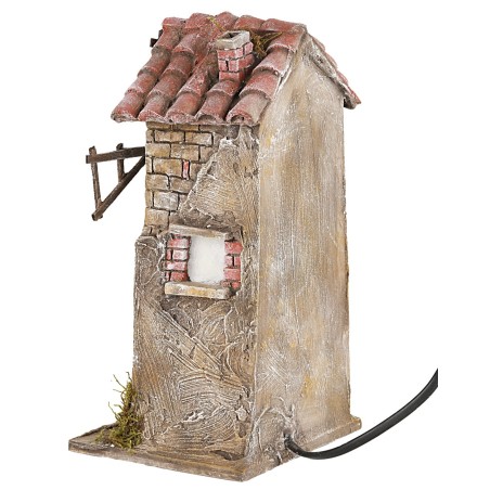 copy of Mulino a vento con pale in legno funzionante cm