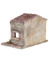 Artisan high-quality hut for nativity scene cm 30x18x21h