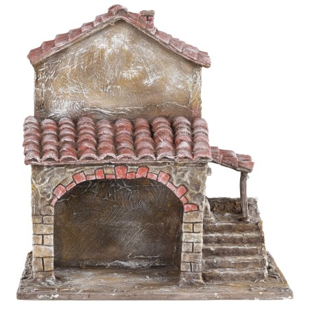 Caseggiato rurale di pregio per presepe cm 28x20x30h altezza