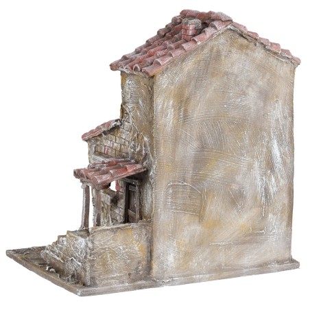 High-quality rural building for nativity scene cm 28x20x30h