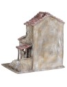 High-quality rural building for nativity scene cm 28x20x30h