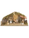 Stable with Nativity Landi Moranduzzo series cm 53.5x25xh21