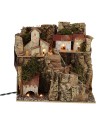 Paesaggio illuminato 20x14xh19 cm