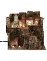 Paesaggio illuminato 20x14xh19 cm