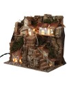 Paesaggio illuminato 20x14xh19 cm