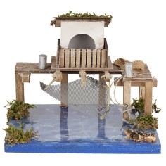 Trabucco sul mare cm 19x15x16 h 2