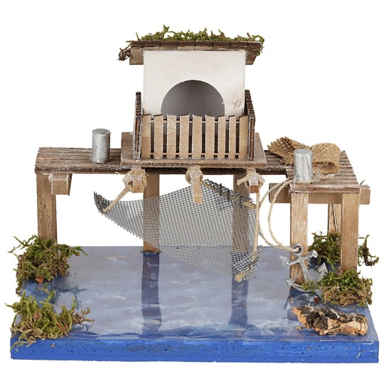 Trabucco sul mare cm 19x15x16 h