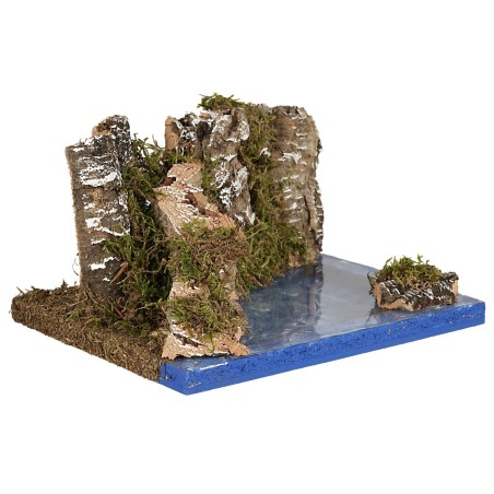 Tratto di mare con scogliera cm 19x15x12 h