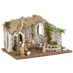 Presepe palestinese cm 46x32x26,5h altezza, serie, sughero 2