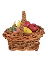 Cesta con frutas surtidas 5x4x5h cm