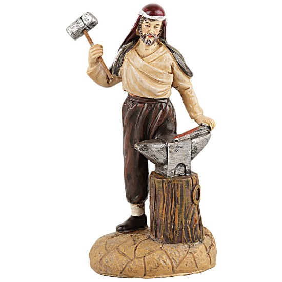 Herrero de resina serie Martino Landi 12 cm serie, resina, base